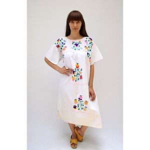 Fenix Vintage 70s Mexican hand embroidered dress